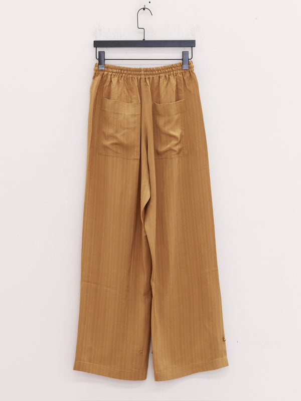SAMUEL GUI YANG 25 autumn and winter trousers SGY-AW25BTR08-1-2-GOLDEN SPICE